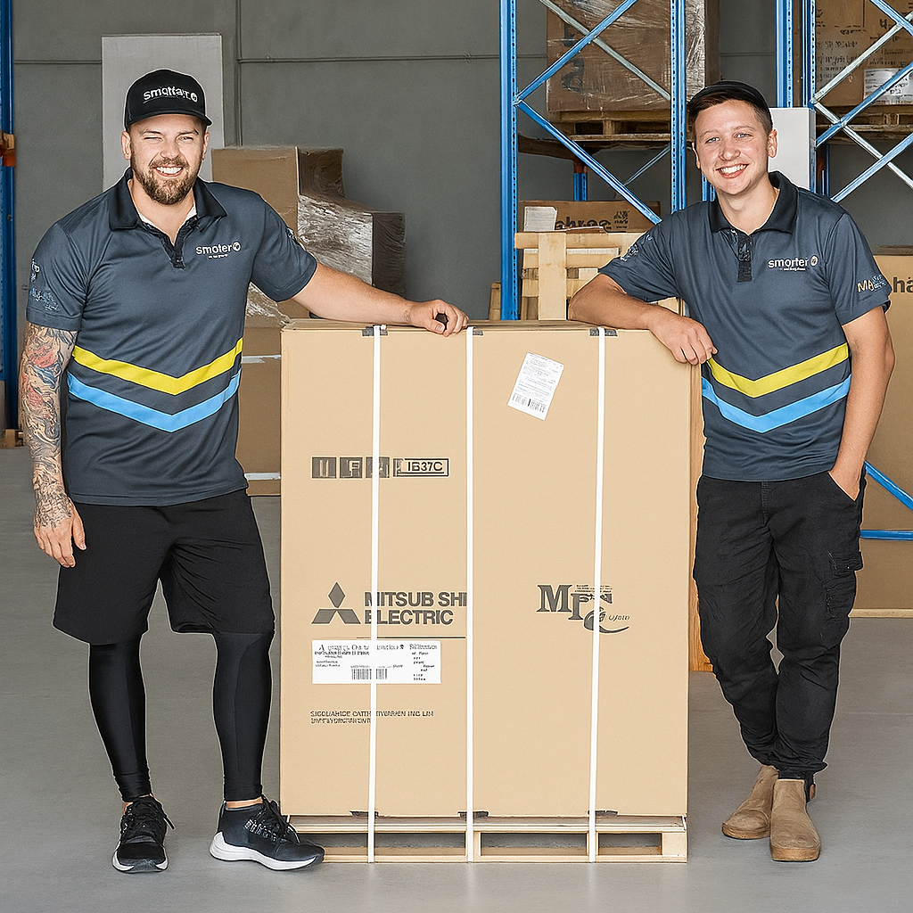 smarter-air-warehouse-mitsubushi-Electric smarter air ducted air conditioning brands